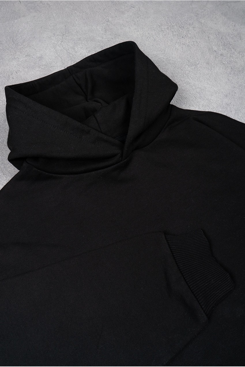 Siyah Oversize Erkek Hoodie US3982SY - Aksesuarix - Türkiye´nin En